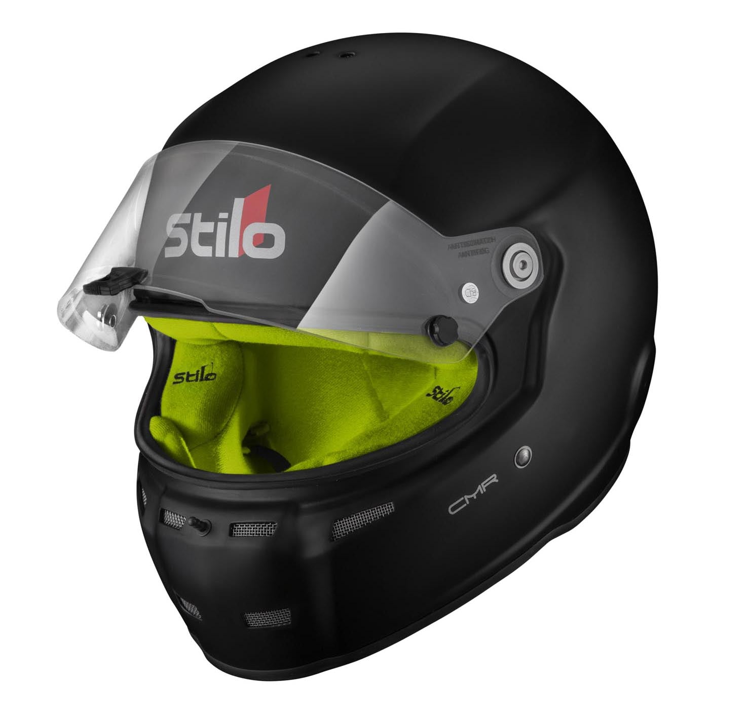 STILO AA0719AH2P55YEL Karting helmet ST5 CMR, Snell CMR2016, matt black/yellow inner, size 55 Photo-3