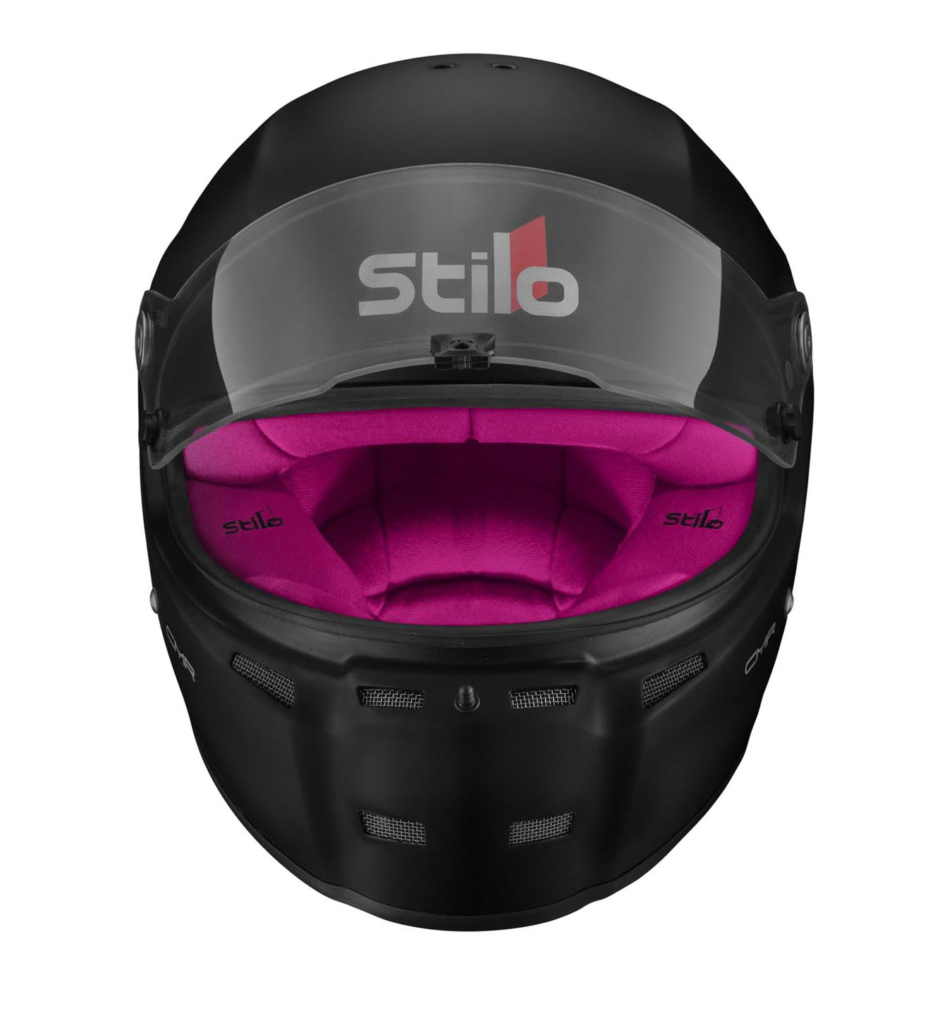 STILO AA0719AH2P54PNK Karting helmet ST5 CMR, Snell CMR2016, matt black/pink inner, size 54 Photo-0
