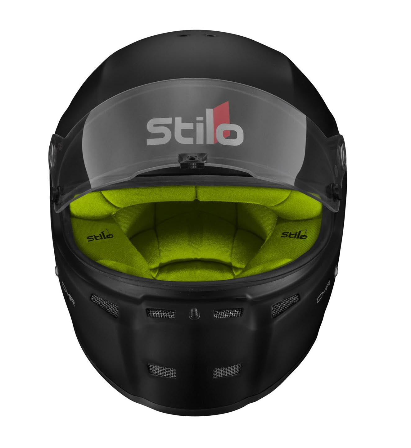 STILO AA0719AH2P55YEL Karting helmet ST5 CMR, Snell CMR2016, matt black/yellow inner, size 55 Photo-0