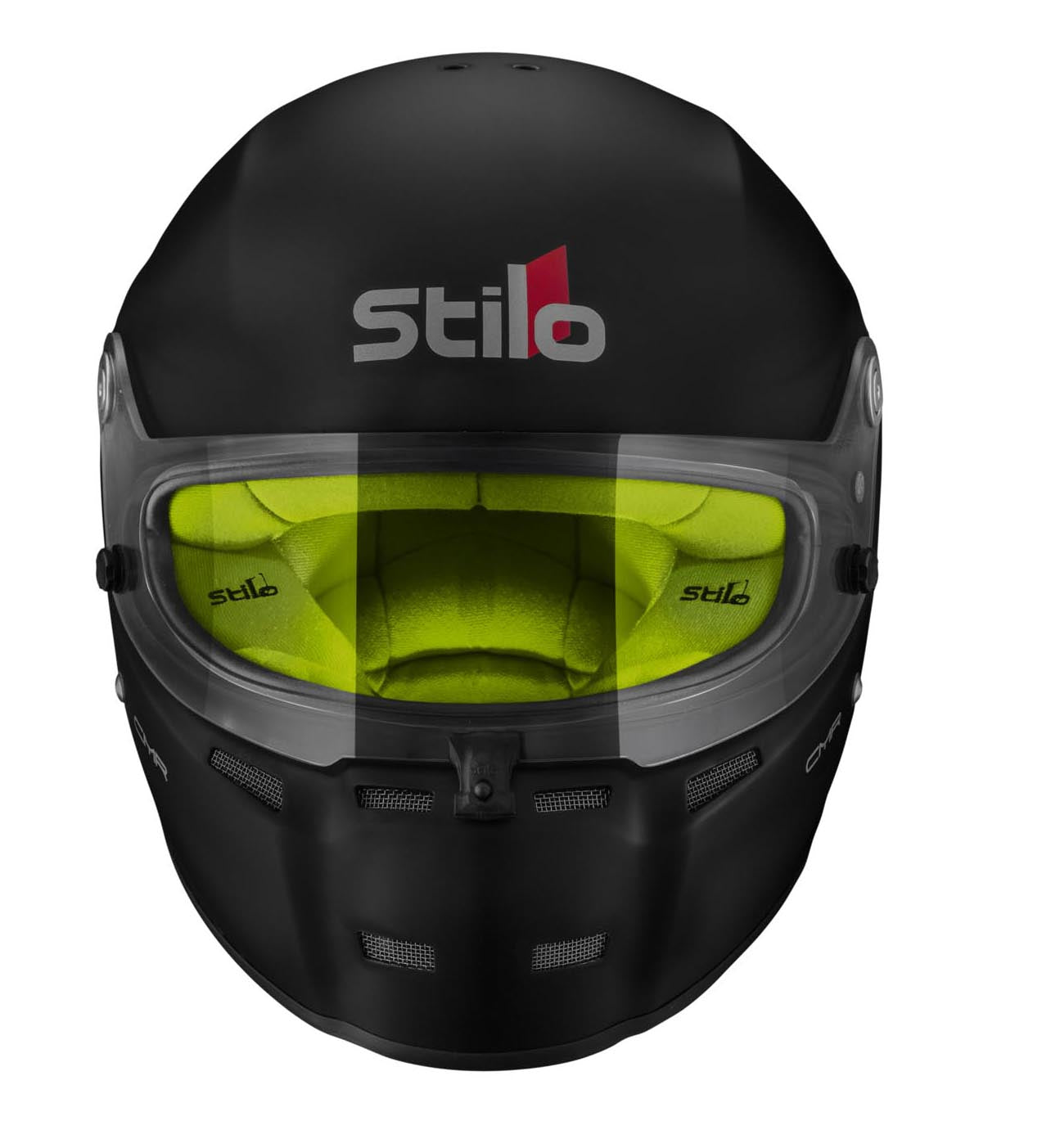 STILO AA0719AH2P56YEL Karting helmet ST5 CMR, Snell CMR2016, matt black/yellow inner, size 56 Photo-7