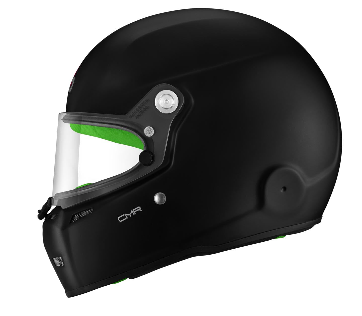 STILO AA0719AH2P55GRE Karting helmet ST5 CMR, Snell CMR2016, matt black/green inner, size 55 Photo-8