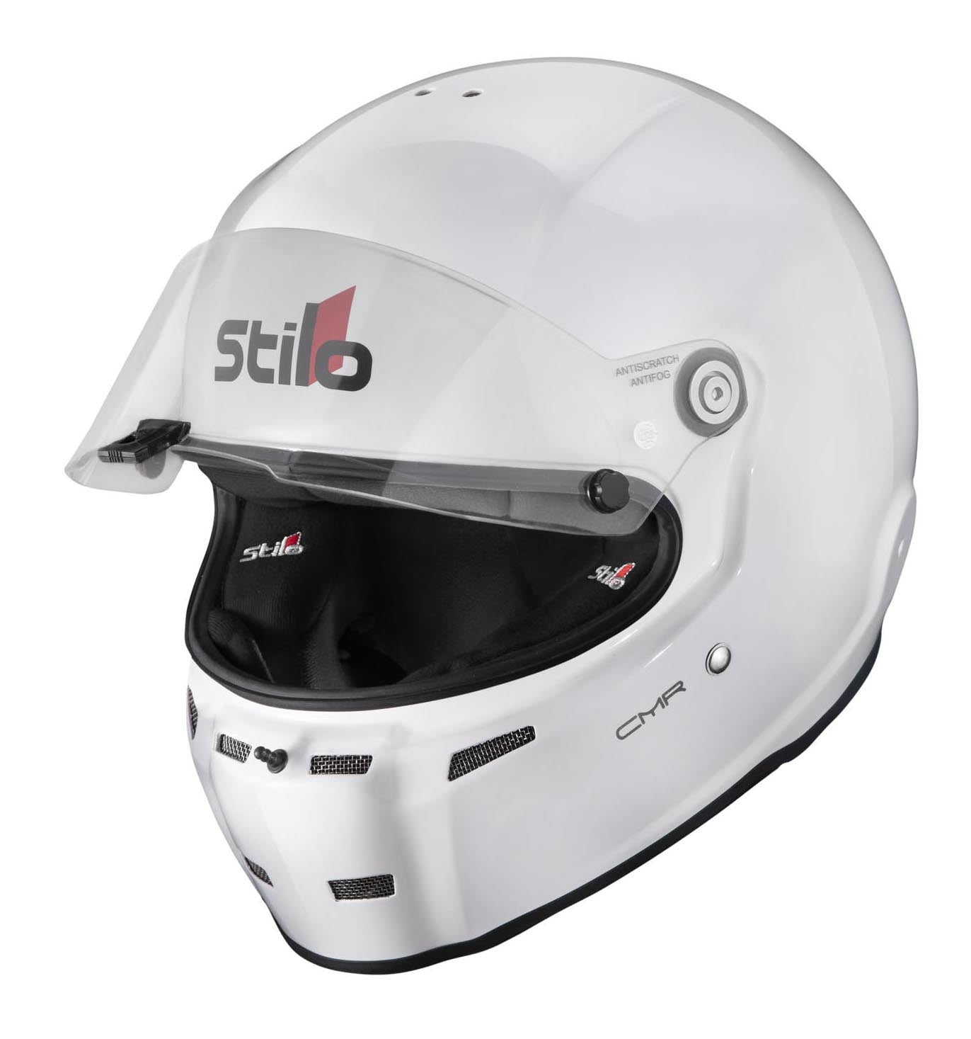 STILO AA0721AH2P59 Karting helmet ST5 CMR, Snell CMR2016, white/black inner, size 59 Photo-3