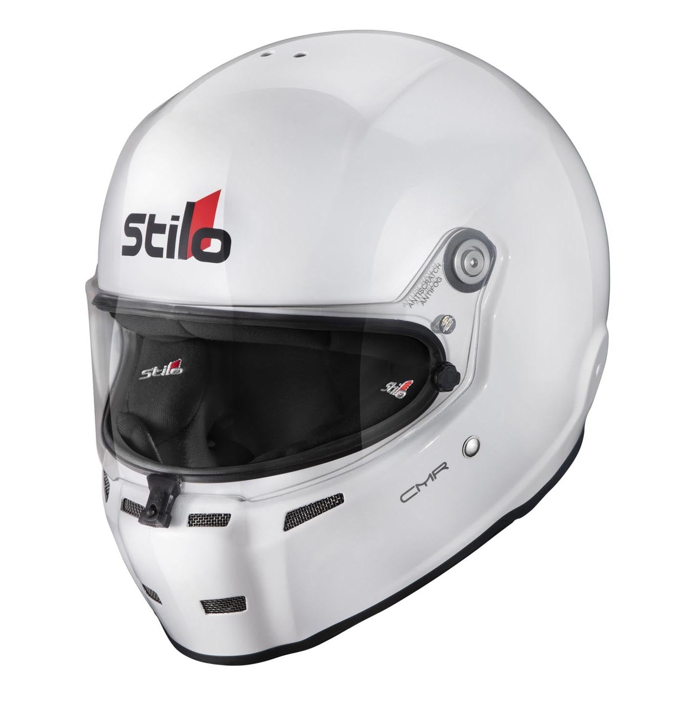 STILO AA0721AH2P54 Karting helmet ST5 CMR, Snell CMR2016, white/black inner, size 54 Photo-4