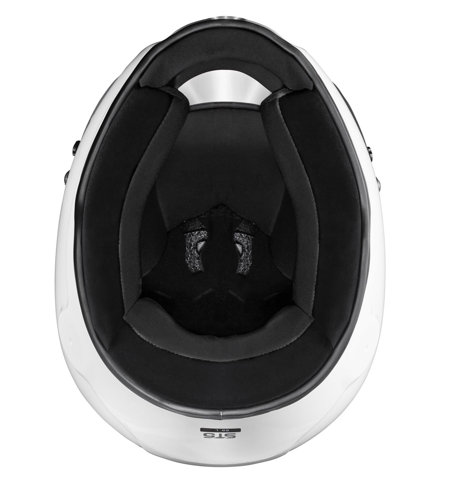 STILO AA0721AH2P54 Karting helmet ST5 CMR, Snell CMR2016, white/black inner, size 54 Photo-5