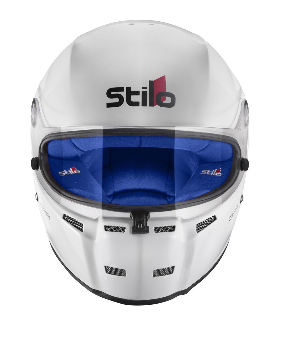 STILO AA0721AH2P54BLU Karting helmet ST5 CMR, Snell CMR2016, white/blue inner, size 54 Photo-0