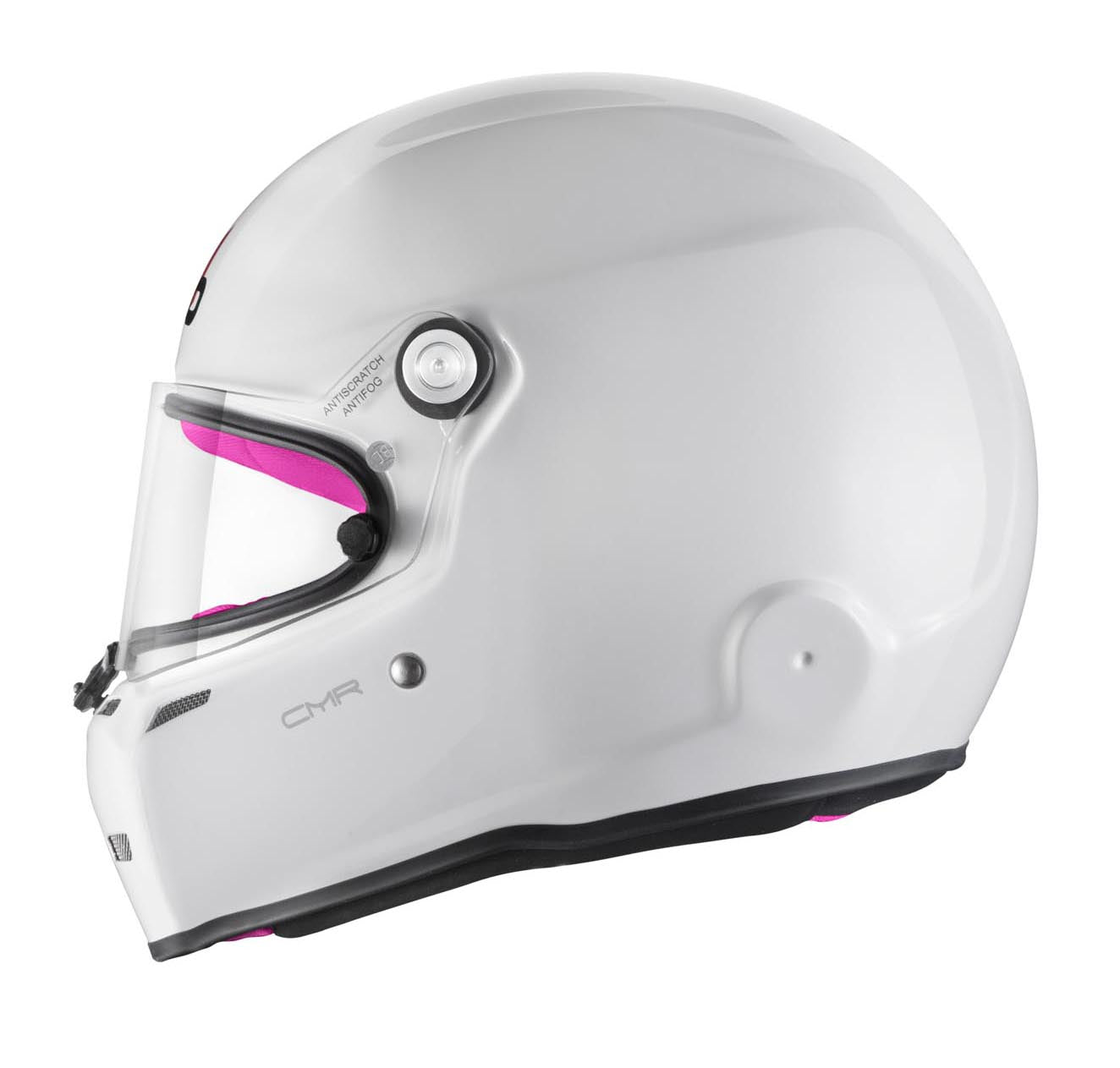 STILO AA0721AH2P54PNK Karting helmet ST5 CMR, Snell CMR2016, white/pink inner, size 54 Photo-8