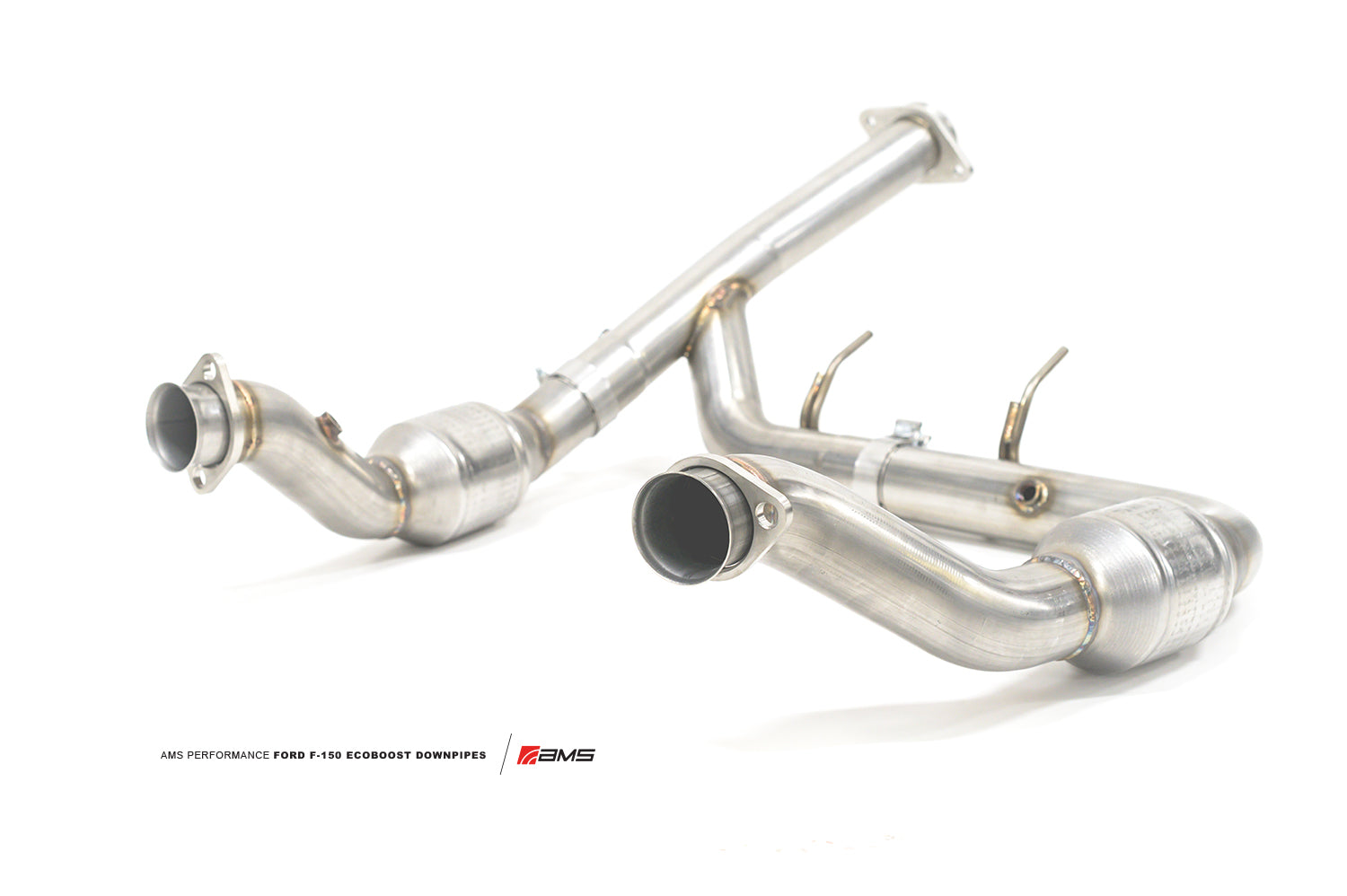 AMS AMS.32.05.0001-1 Street Downpipes for FORD F-150 3.5 EcoBoost 2017-2020 (does not fit Raptor) Photo-0