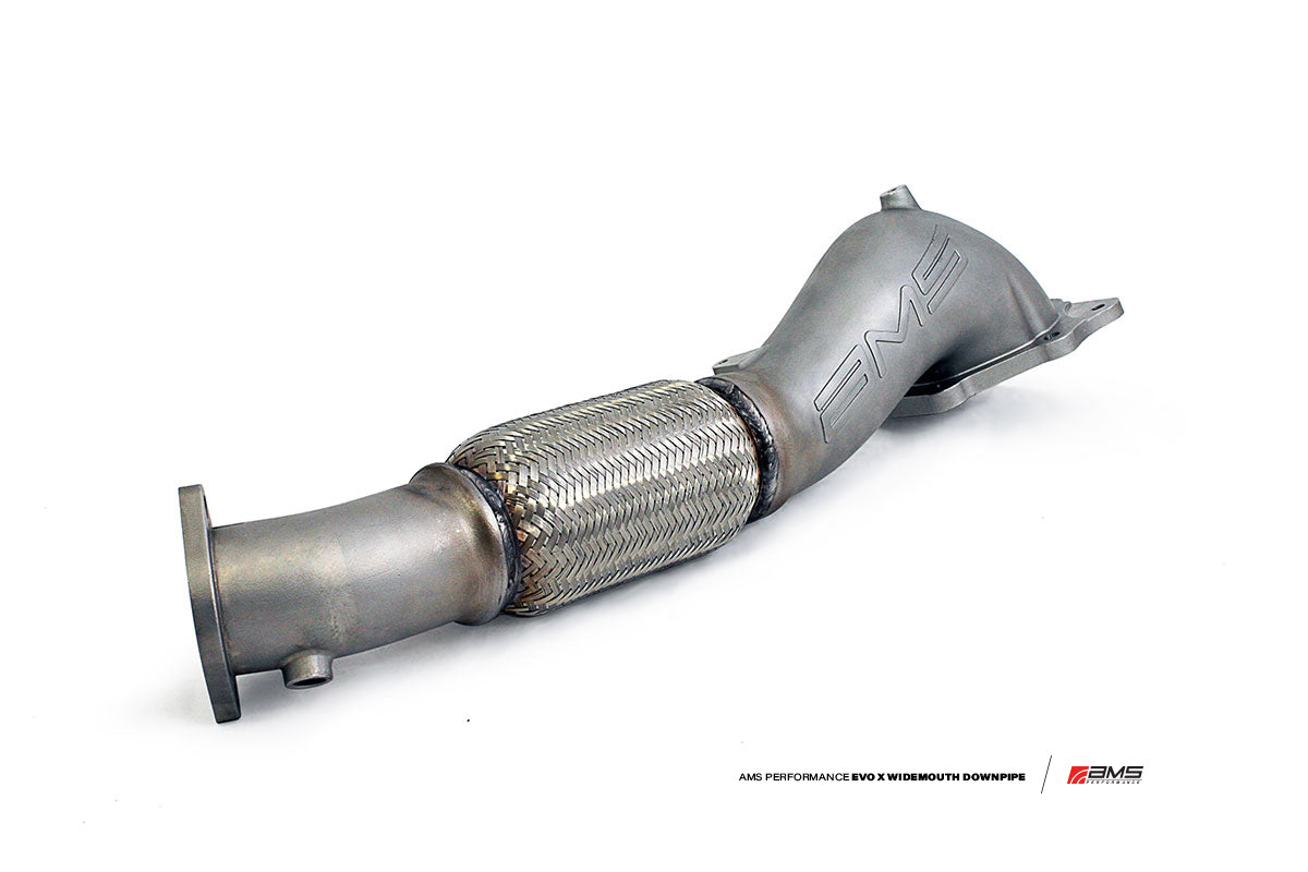 AMS AMS.04.05.0001-1 Downpipe with Turbo Outlet Pipe for MITSUBISHI EVO X Photo-0