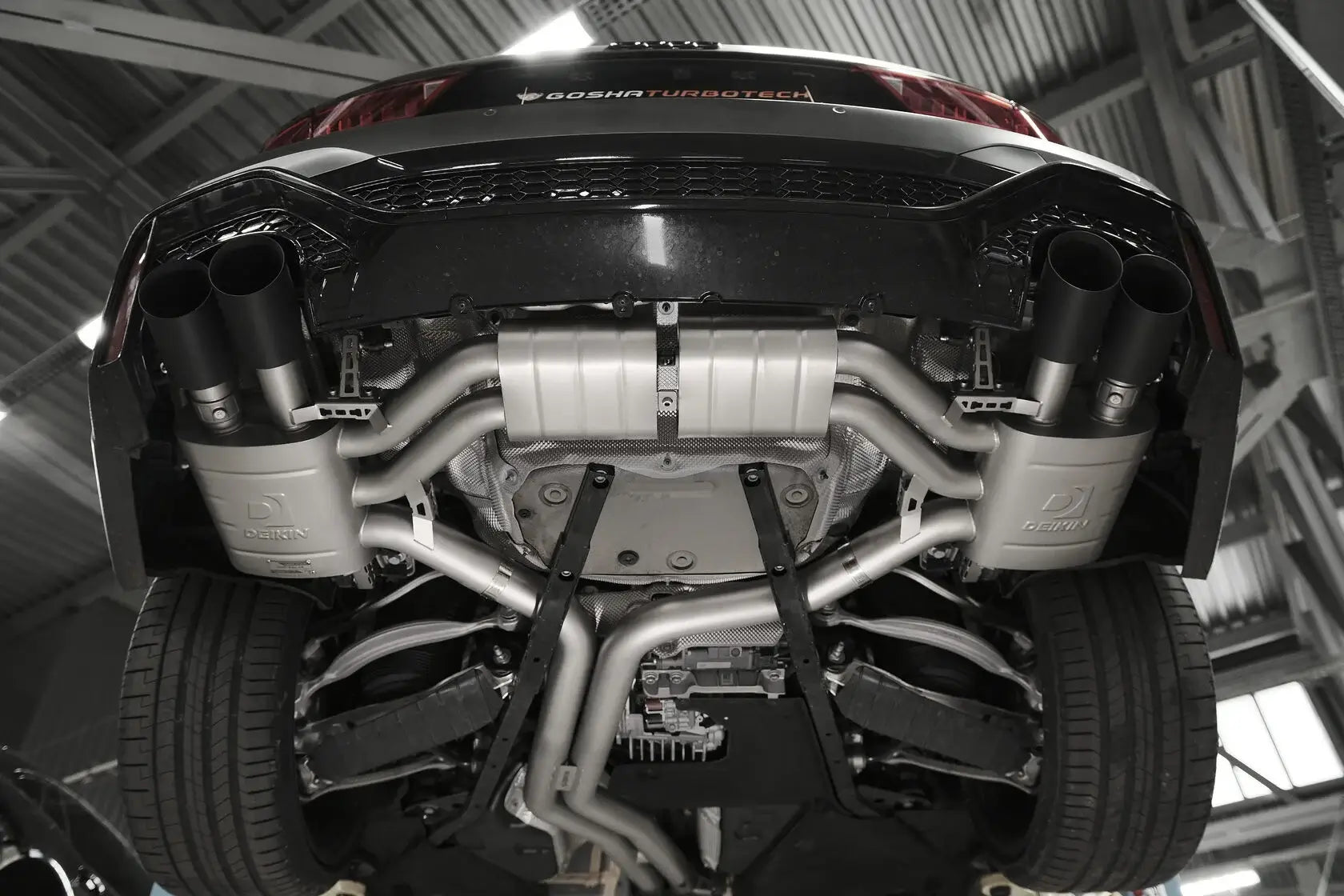 DEIKIN 10-AUDI.RS7.C8-ES-SS-04 Exhaust system Steel for Audi RS7 C8 Burnt Titanium Photo-0 
