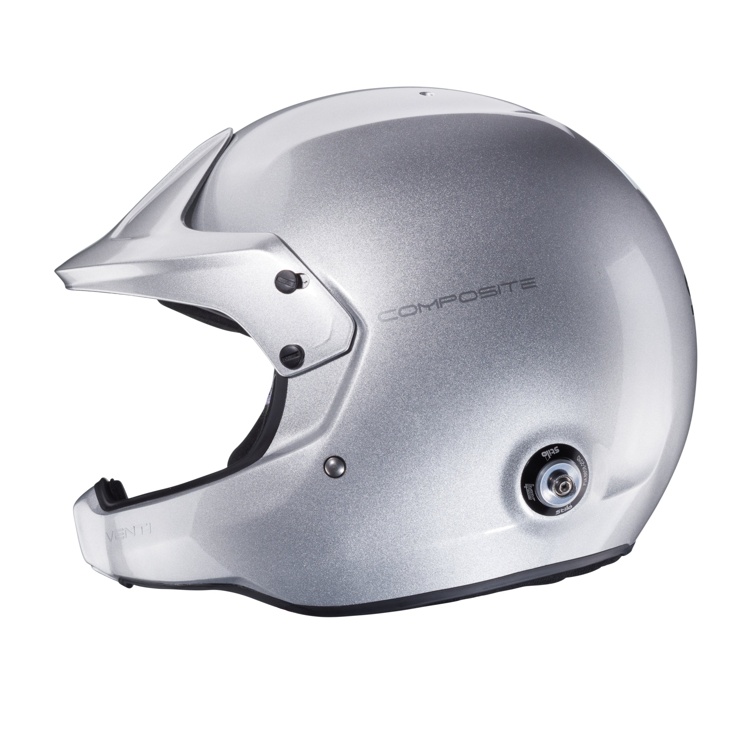 STILO AA0220BG2T61 Venti WRC DES Composite Rally Racing helmet, FIA/SNELL 2020, grey, size 61 Photo-2