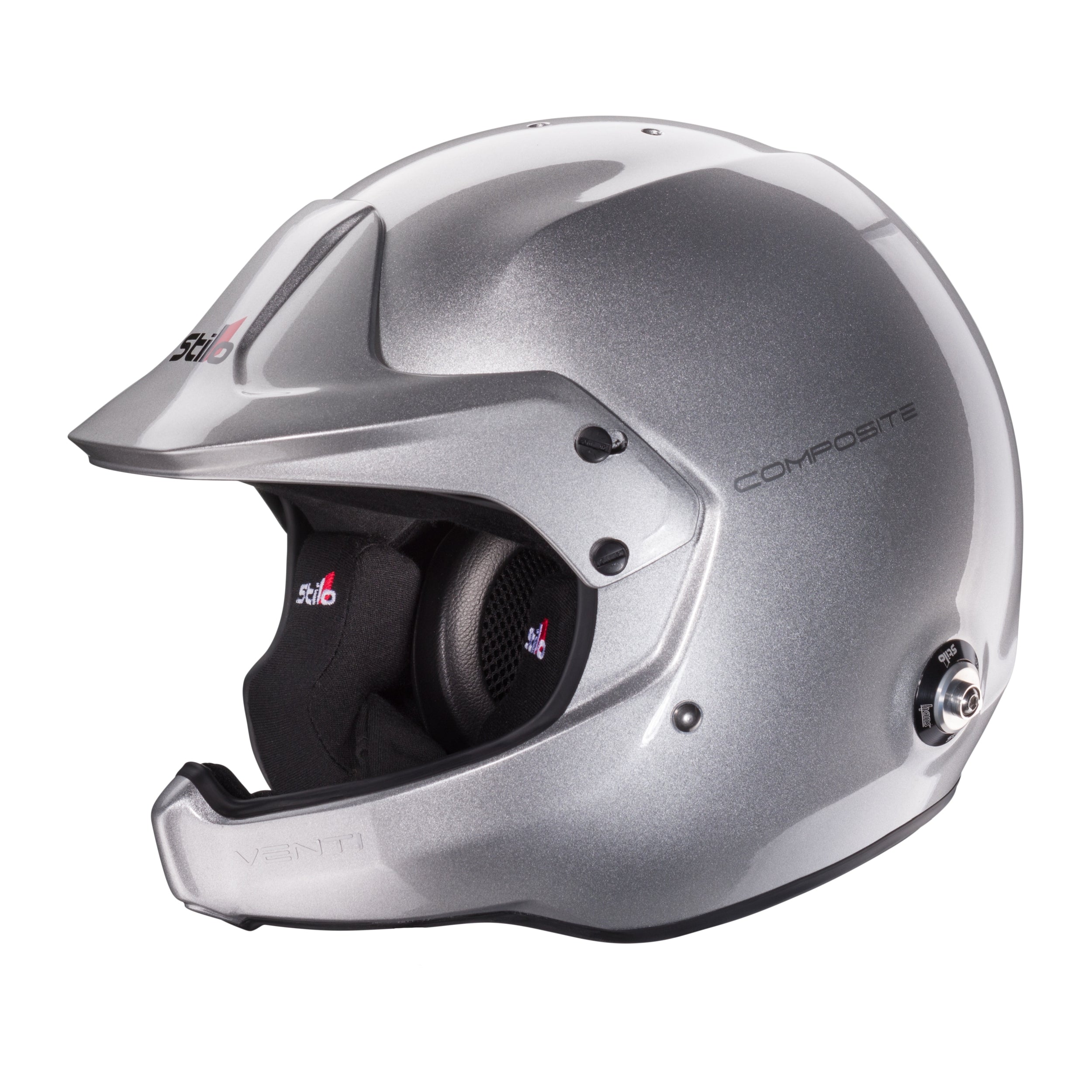 STILO AA0220BG2T55 Venti WRC DES Composite Rally Racing helmet, FIA/SNELL 2020, grey, size 55 Photo-4