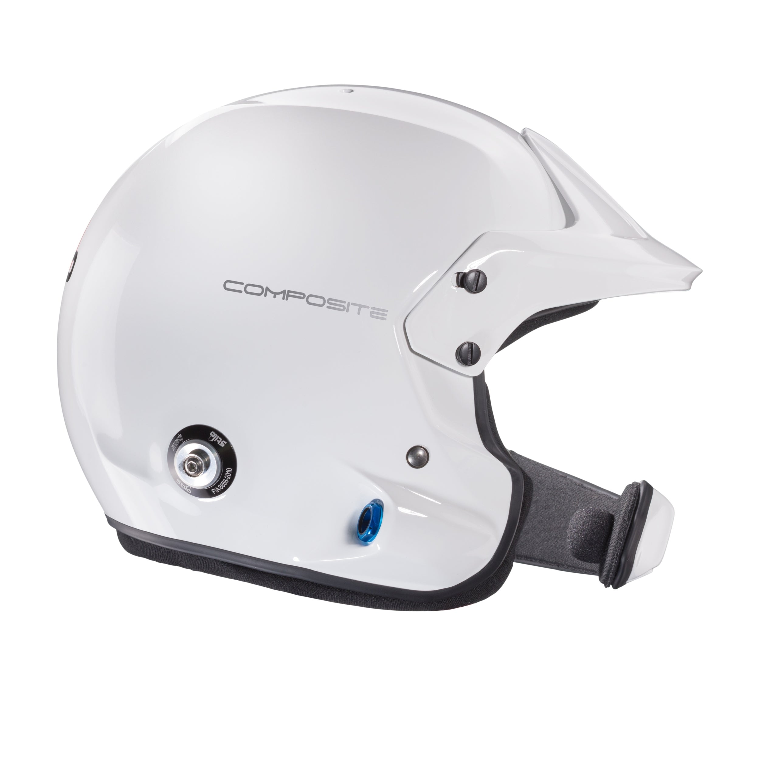 STILO AA0220BG2T580101 Venti WRC DES Composite Rally Racing helmet, FIA/SNELL 2020, white, size 58 Photo-1