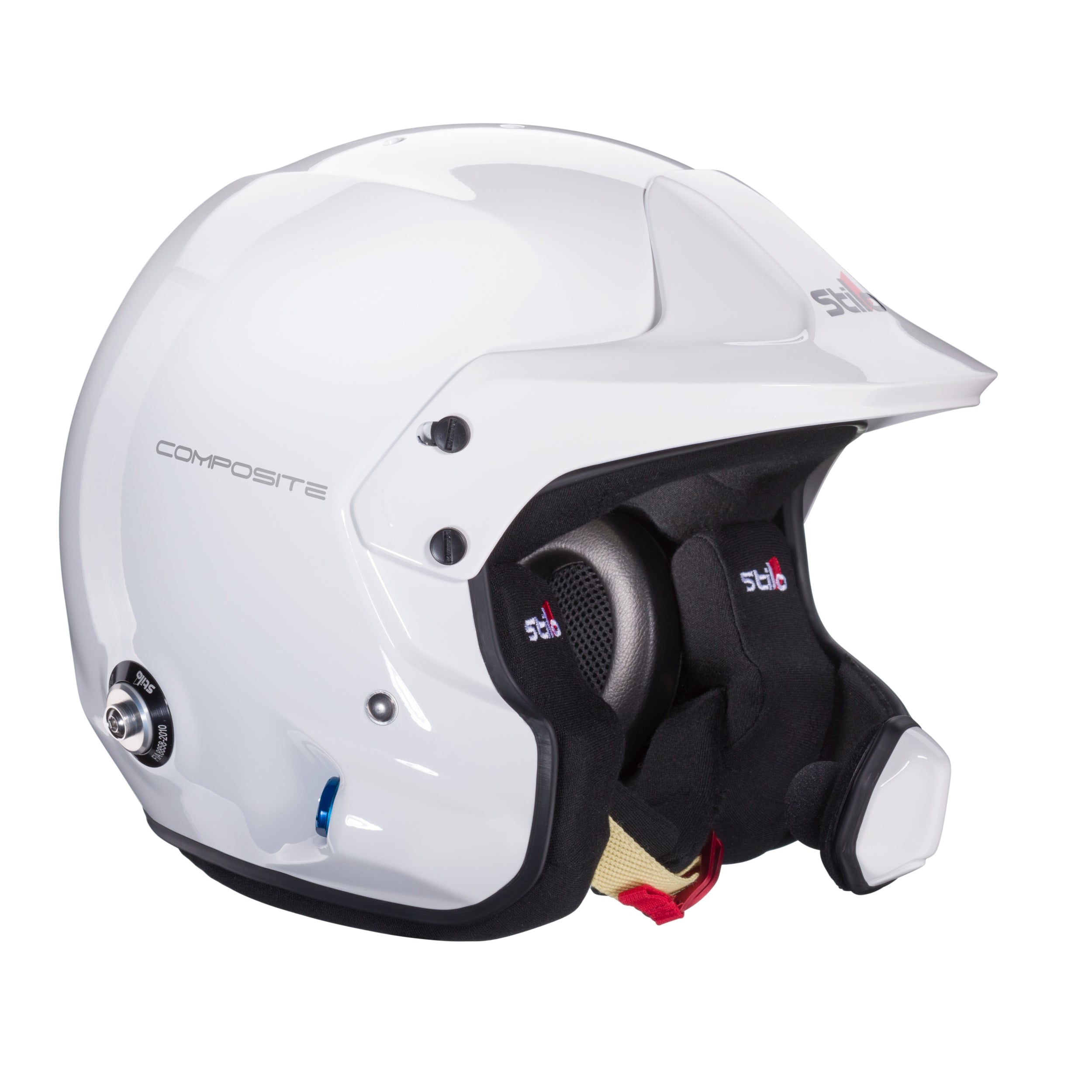STILO AA0220BG2T580101 Venti WRC DES Composite Rally Racing helmet, FIA/SNELL 2020, white, size 58 Photo-3