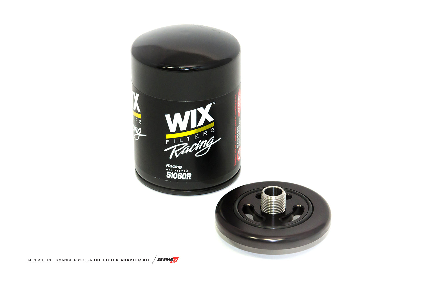AMS ALP.07.04.0028-2 CNC Billet Oil Filter Adapter for NISSAN GT-R (R35) Photo-0