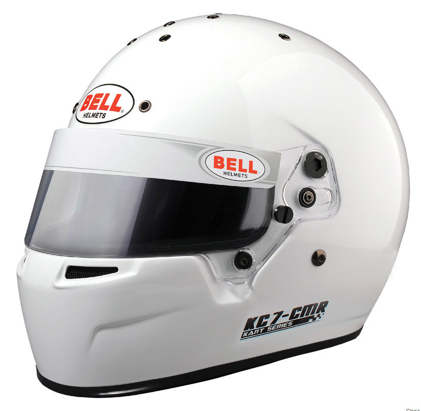 BELL 1311004 Karting helmet KC7-CMR (CIK, CMR2016), white, size 55 Photo-0