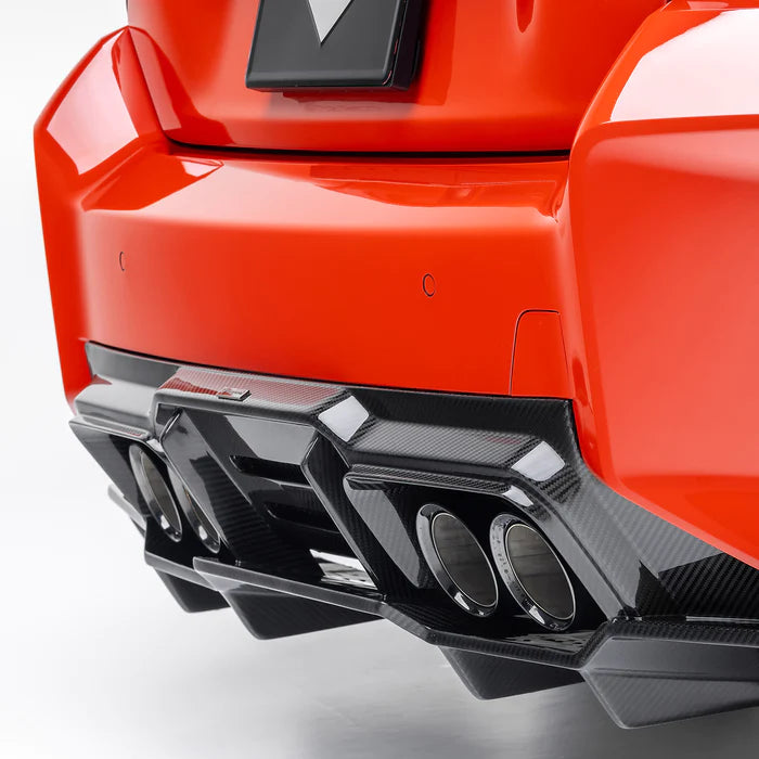 VORSTEINER BMV3250 Rear Diffuser with Under Floor VRS (Gloss Carbon) for BMW M2 (G87) 2023+ Photo-4