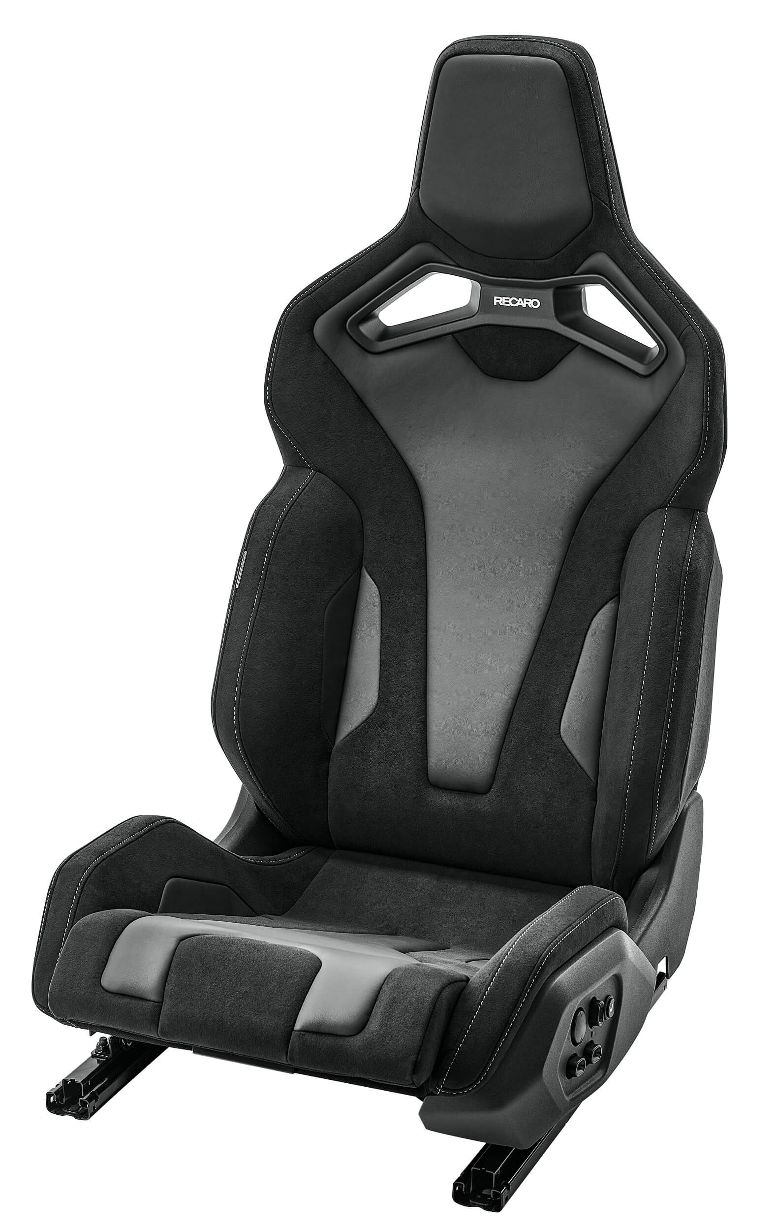 RECARO 653.000.2B57 Sport C Seat, 5 doors, front passenger, leather black/Dinamica black Photo-0