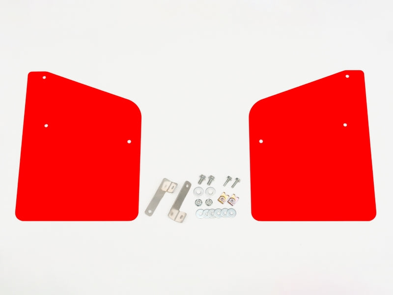 CUSCO 1A7 851 RR Mud Flaps Rear (red) for TOYOTA C-HR (ZYX10/ZYX11/NGX10/NGX50) 2016- Photo-0