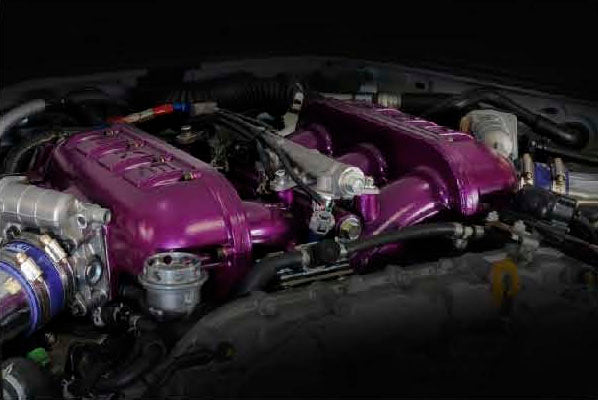 HKS 13008-AN001 High Flow Surge Tank+Twin Injector PRO Kit GTR35 Photo-0