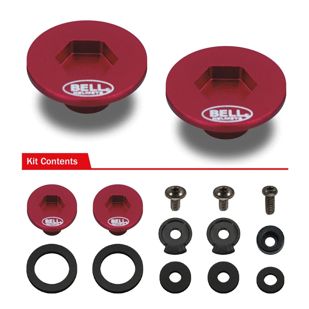 BELL 2020073 SV (SE06) Pivot kit & Screws, red Photo-0