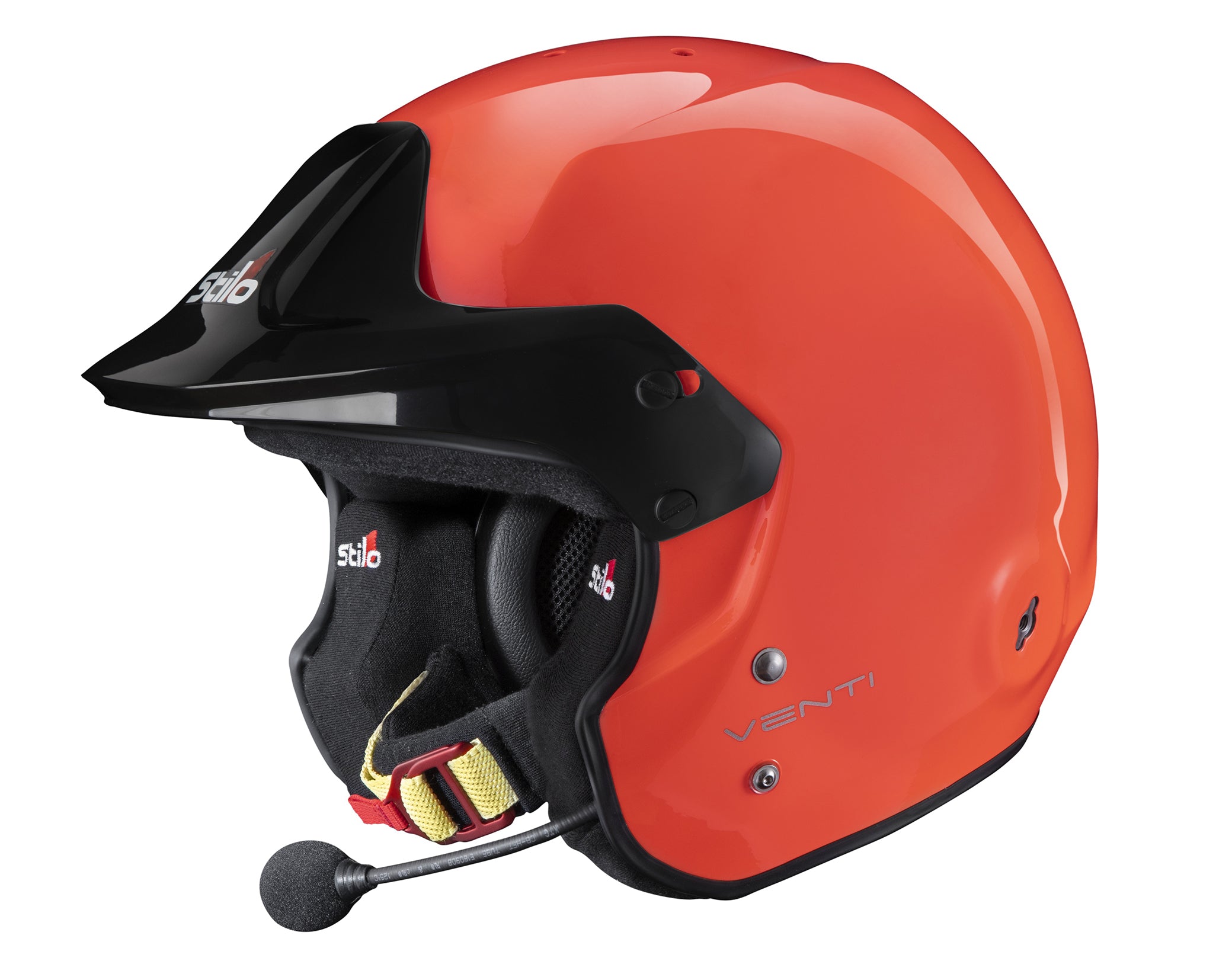 STILO DA0112EF2T55 VENTI TROPHY Offshore helmet, no HANS clips, FIA/SNELL 2020, orange, size 55 Photo-2