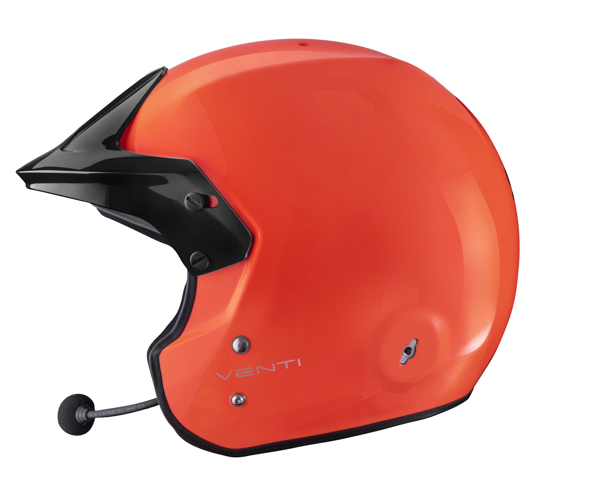 STILO DA0112EF2T55 VENTI TROPHY Offshore helmet, no HANS clips, FIA/SNELL 2020, orange, size 55 Photo-4