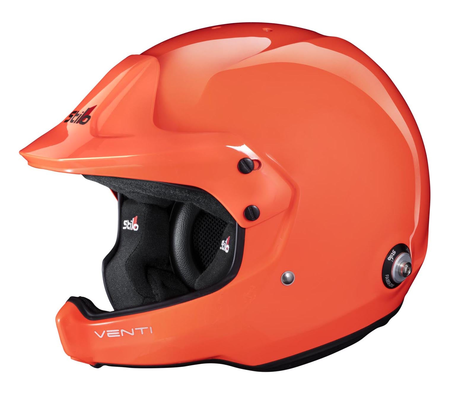 STILO DA0220BF2T64 VENTI WRC Offshore helmet, no HANS clips, FIA/SNELL 2020, orange, size 64 Photo-2