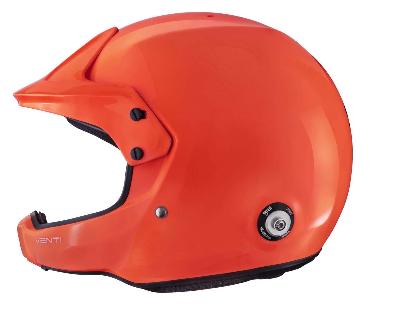 STILO DA0220BF2T64 VENTI WRC Offshore helmet, no HANS clips, FIA/SNELL 2020, orange, size 64 Photo-4