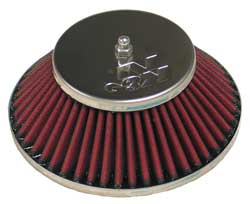K&N 56-9327 Custom Racing Assembly SU 1.75" HS6 ROUND TAPERED Photo-0
