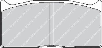 FERODO FRP1079R Brake Pads DS3000 for Caliper Brembo 07.5064.8 / Alcon PNF0084X322 Photo-0