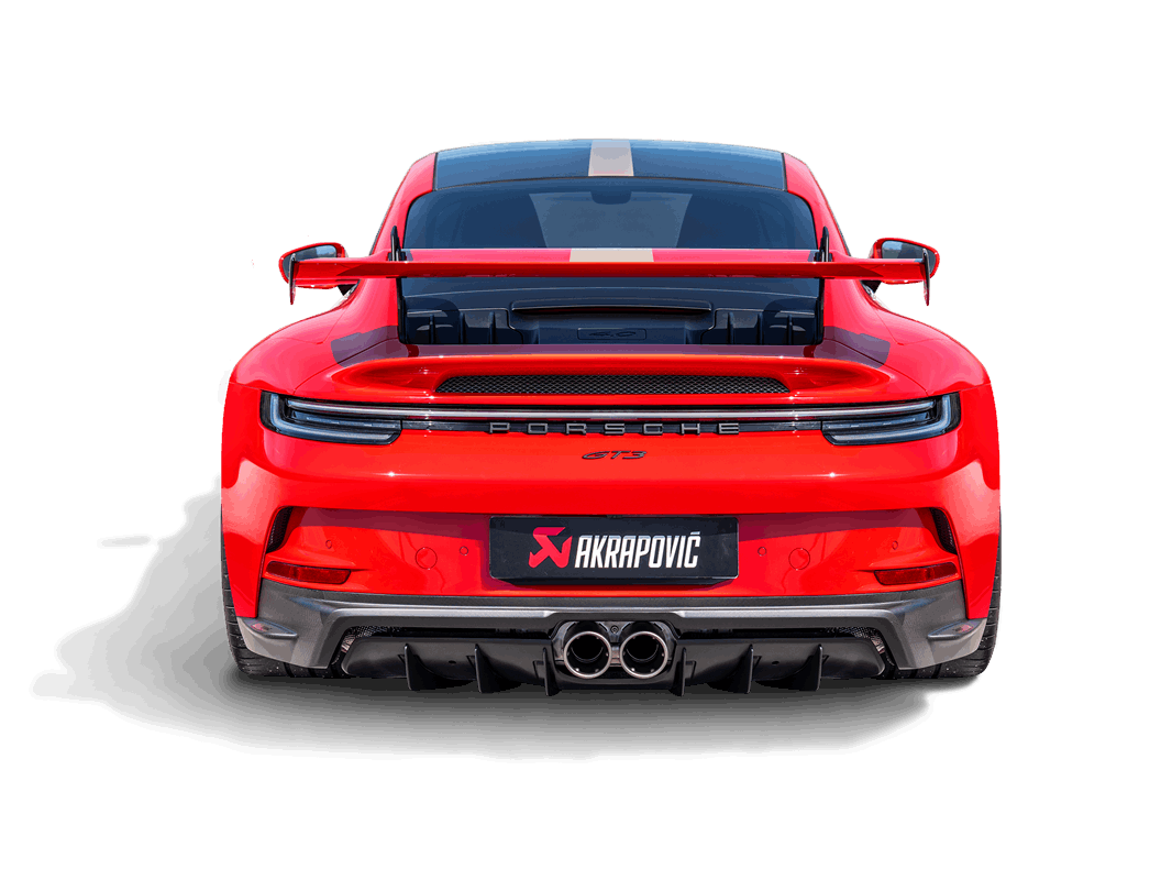 AKRAPOVIC DI-PO/CA/9/G Carbon Fibre Diffuser Rear (High Gloss) for PORSCHE 911 GT3 /GT3RS (992) 2021-2024 Photo-1