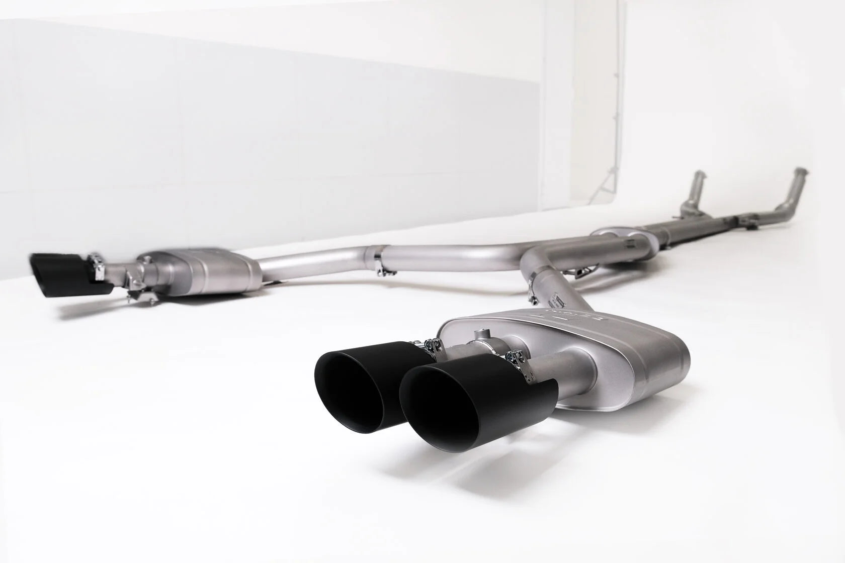 DEIKIN 10-AUDI.S8.D4-ES-SS-01 Exhaust system Steel for Audi S8 (D4) Polished steel Photo-0 