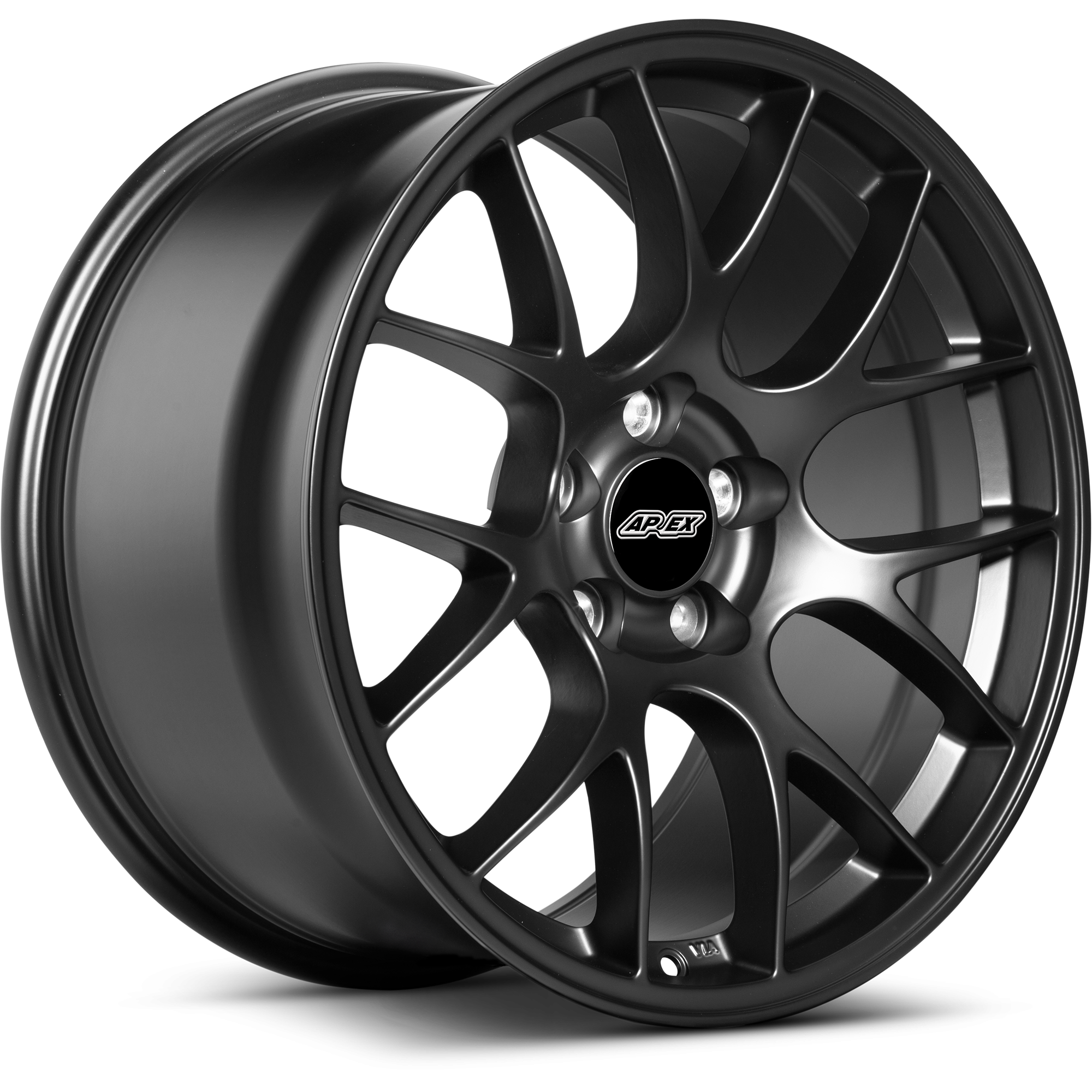 APEX EC71895ET43-5120-7256-SMBK Wheel EC-7 18x9.5 ET43 5x120 Satin Black for BMW Photo-0