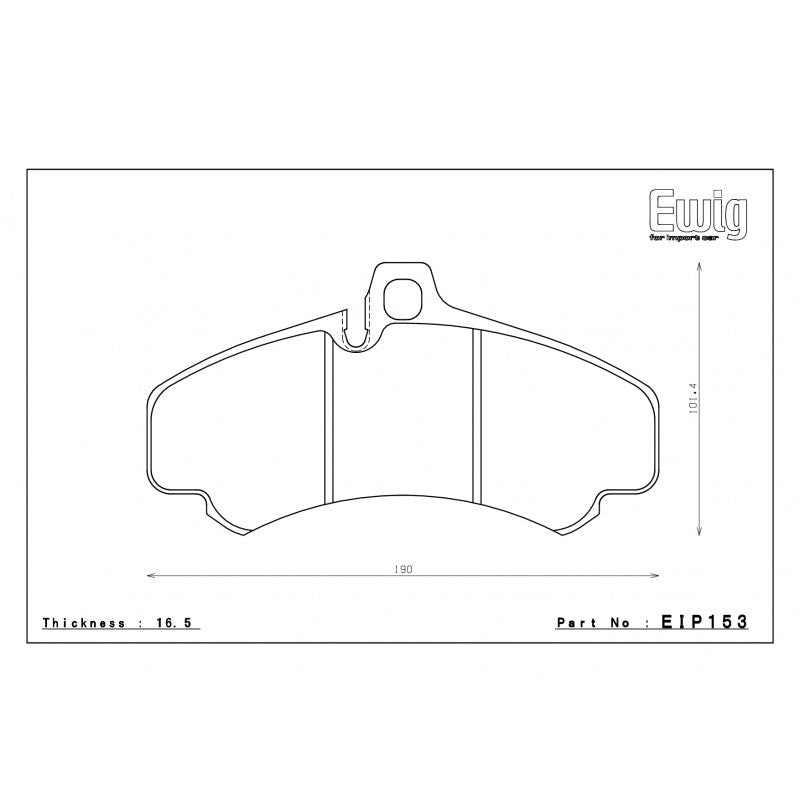 ENDLESS EIP153CCRg Front brake pads PORSCHE 997 GT3/GT2/TURBO Photo-0