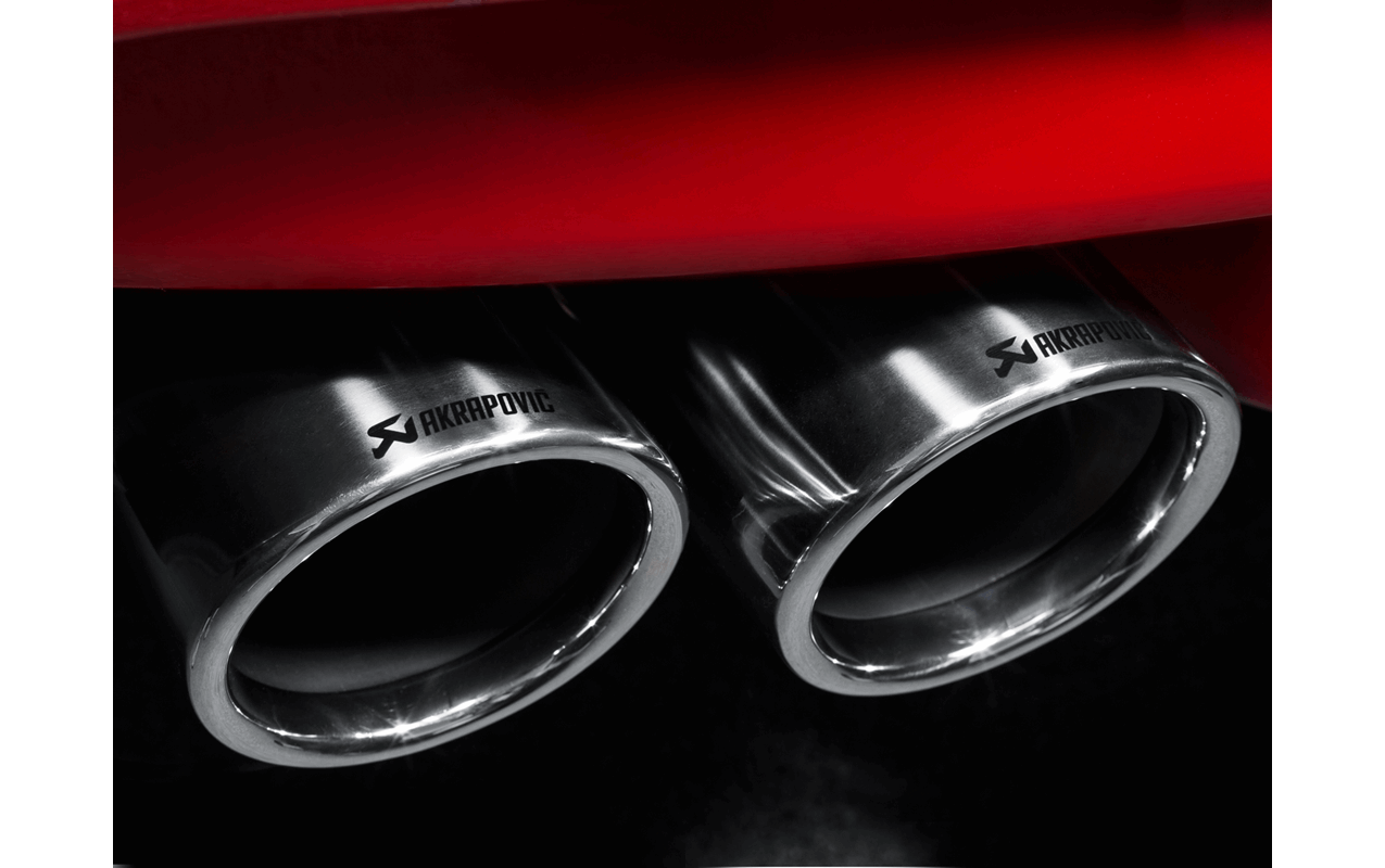 AKRAPOVIC TP-T/S/5 Tail pipe set (Titanium) BMW M6 (F12, F13) 2012-2018 Photo-2