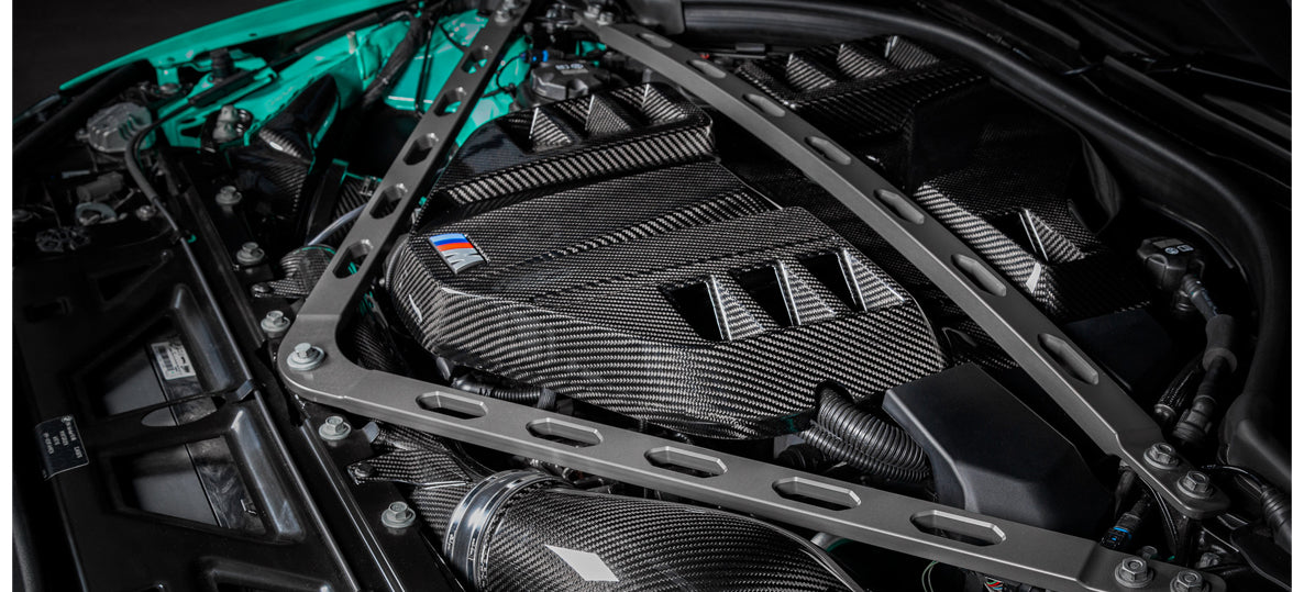 EVENTURI EVE-G8XM-CF-ENG Engine Cover (Carbon / Gloss Finish) for BMW M2 (G87) / M3 (G80) / M4 (G82) Photo-5