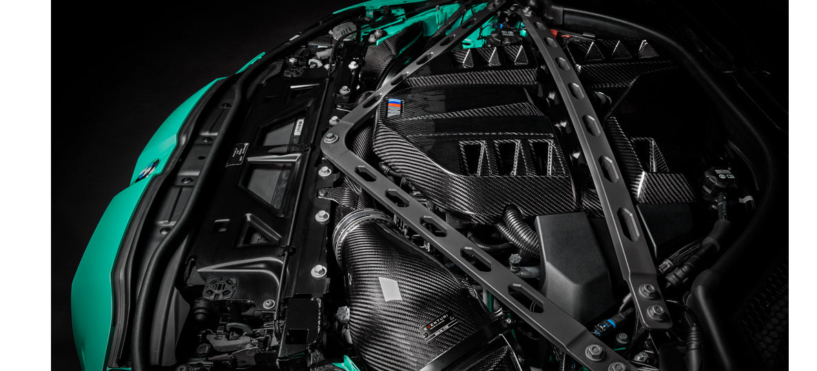 EVENTURI EVE-G8XM-CF-ENG Engine Cover (Carbon / Gloss Finish) for BMW M2 (G87) / M3 (G80) / M4 (G82) Photo-6