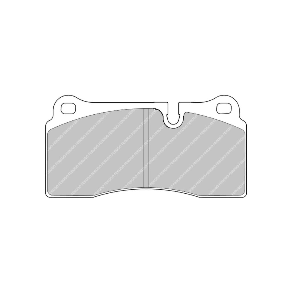 FERODO FDS1281 Rear Brake Pads DS Performance for NISSAN GT-R (R35) Photo-0