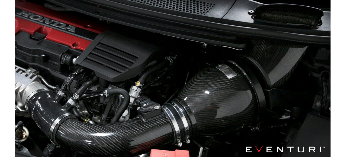 EVENTURI EVE-FK2V2-CF-RHD-INT Intake system V2 HONDA Civic Type R FK2 RHD (carbon with upgraded tube) Photo-1