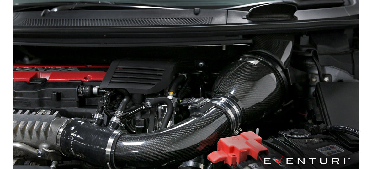 EVENTURI EVE-FK2V2-CF-LHD-INT Intake System V2 (Carbon) for HONDA Civic Type R (FK2) LHD Photo-2