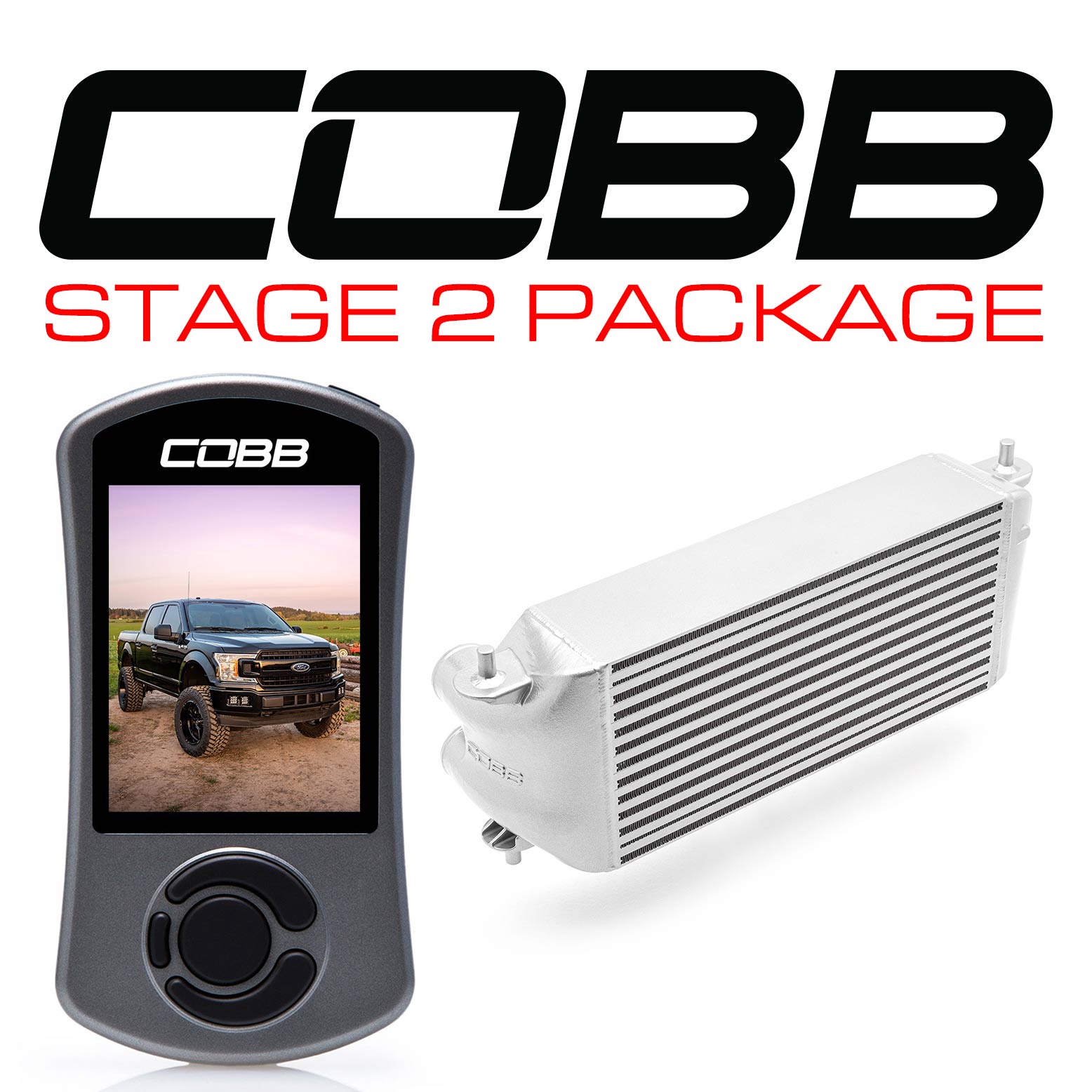 COBB FOR0070S20SL-NI FORD Stage 2 Power Package Silver F-150 Ecoboost 3.5L 2020 Photo-0