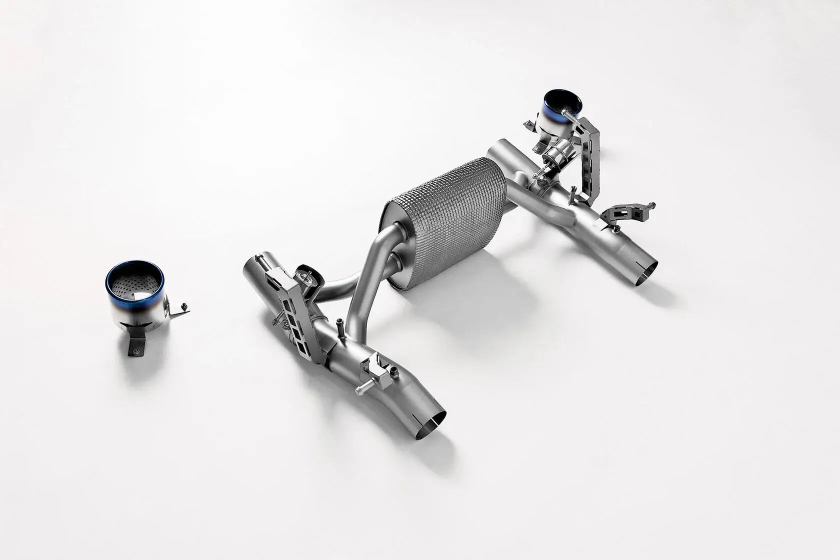 DEIKIN 10-FER.F8.TRI-ES-SS-01 Exhaust system Stainless steel for Ferrari F8 Tributo Polished steel Photo-1 