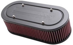 K&N 56-1770-2 Custom Racing Assembly DDO, 12" X 5-1/2" OD OVAL, 3-1/4" H TK/PC Photo-0