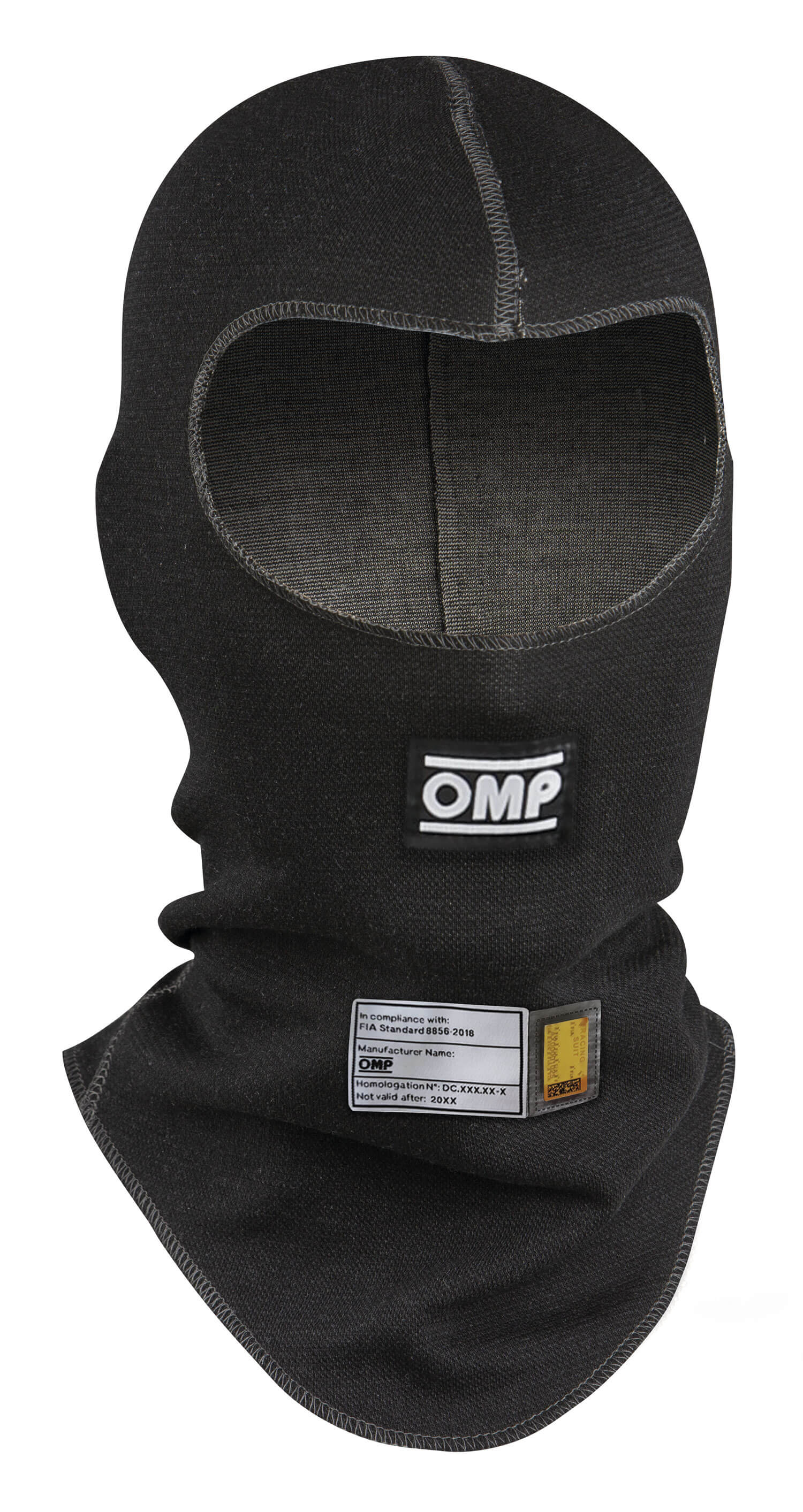 OMP IE0-0770-A01-071-M Balaclava First MY2022, FIA 8856-2018, Black, Size M Photo-0