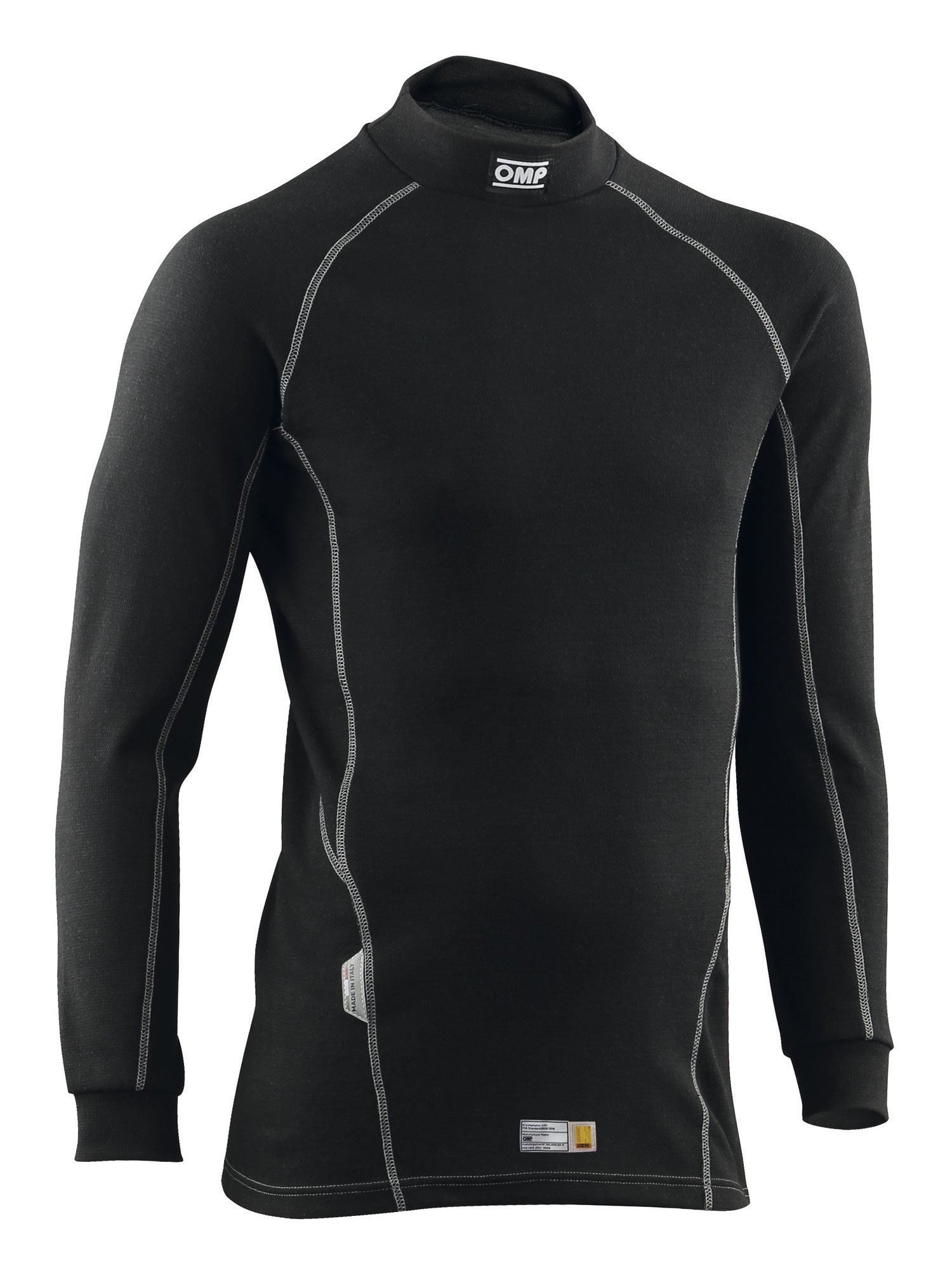 OMP IE0-0771-A01-071-L (IAA/771071L) FIRST Top my2022, FIA 8856-2018, black, size L Photo-0