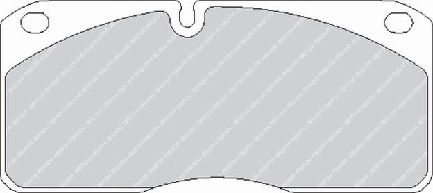 FERODO FRP3027H Brake Pads DS2500 for Caliper Alcon PNF0084X222 / AP Racing CP8310 Photo-0