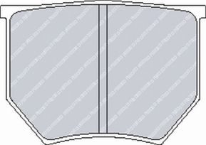 FERODO FRP202R Brake Pads DS3000 for Caliper AP Racing CP2373 / CP2382 / CP2383 / CP2384 Photo-0