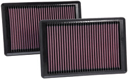 K&N 33-2445 Replacement Air Filter JAGUAR XK 5.0L-V8; 2010 (2 PER BOX) Photo-0