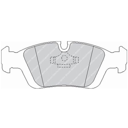 FERODO FCP725W Front Brake Pads DS1.11 for BMW 3 Series (E36) Photo-0