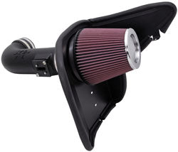 K&N 63-3074 Performance Air Intake System AIRCHARGER; CHEVROLET CAMARO SS 6.2L-V8, 2010-2014 Photo-0